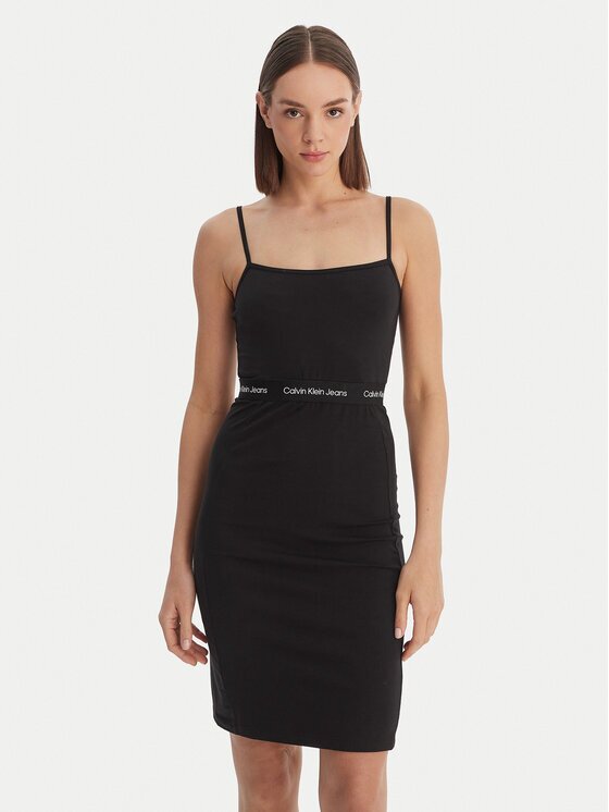 Calvin Klein Ежедневна рокля LV047F289G Slim Fit