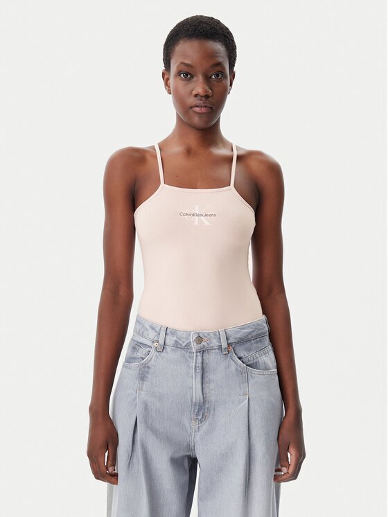 Calvin Klein Jeans Боди Monologo J20J223421 Slim Fit