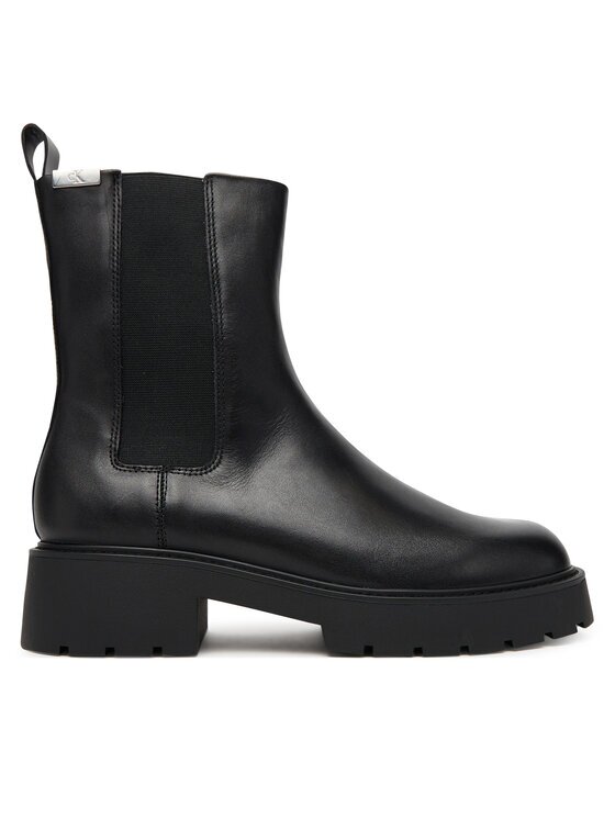 Calvin Klein Jeans Боти тип челси Combat Mid Chelsea Boot Hw Lth YW0YW01869