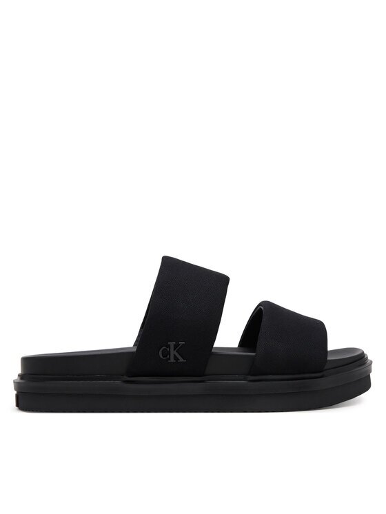 Calvin Klein Jeans Чехли Flat Molded Dbl Bar Sandal Cv YM0YM01222