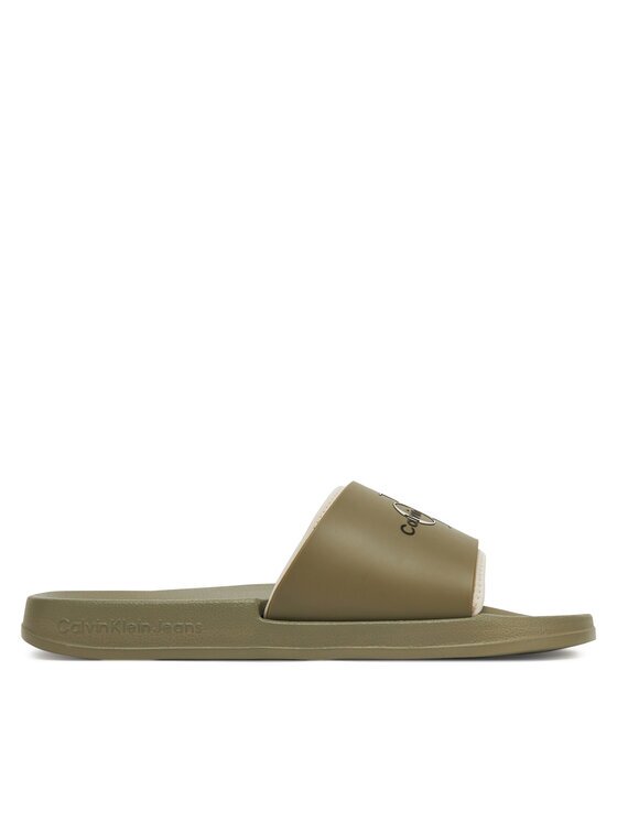 Calvin Klein Jeans Чехли Slide Rubber Neoprene Monologo YM0YM00361