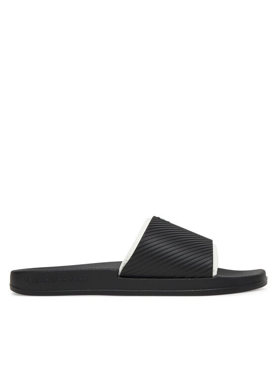 Calvin Klein Jeans Чехли Slide Rubber Neoprene Text YM0YM01234