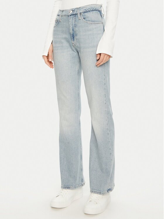 Calvin Klein Jeans Дънки Authentic J20J224510 Светлосиньо Bootcut Fit