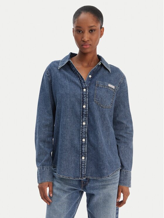 Calvin Klein Jeans дънкова риза LV047E742G Regular Fit