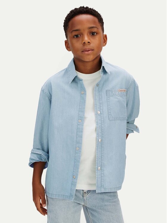 Calvin Klein Jeans дънкова риза LVCKSJB30B Regular Fit