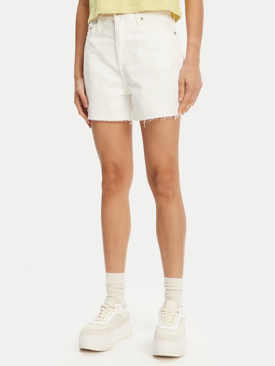 Calvin Klein Jeans Дънкови шорти J20J225153 Mom Fit