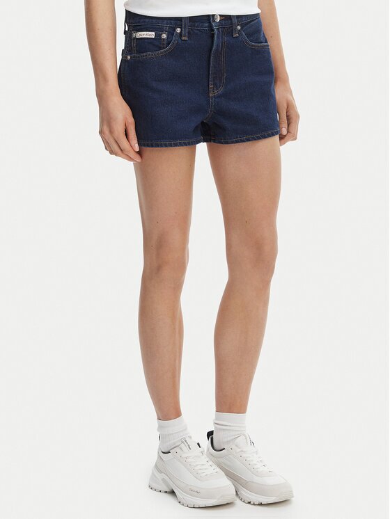Calvin Klein Jeans Дънкови шорти LV047F768G Slim Fit