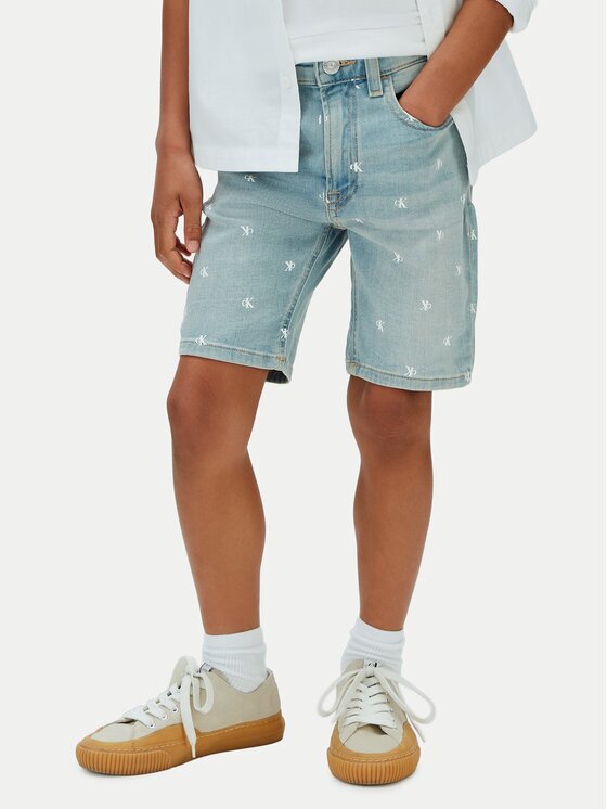 Calvin Klein Jeans Дънкови шорти LVCKSJC43B Regular Fit