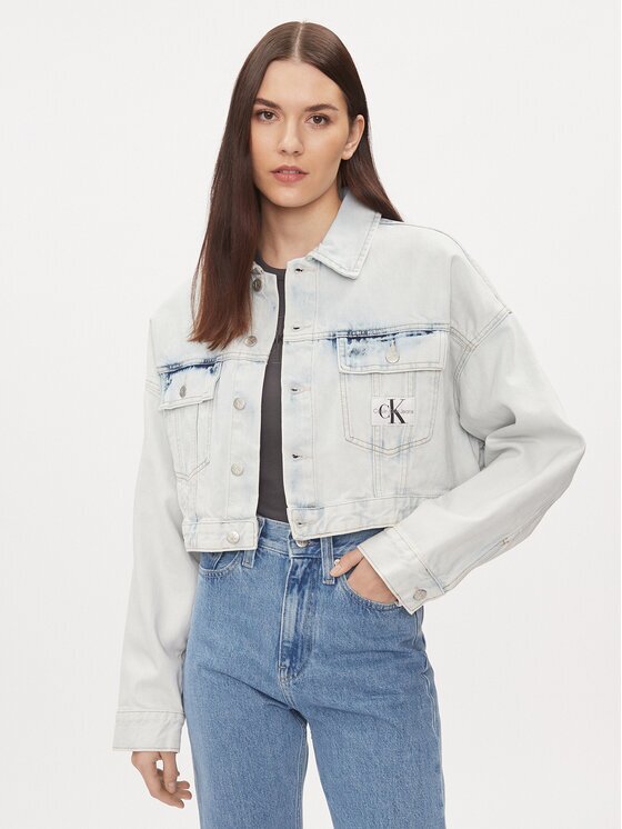 Calvin Klein Jeans Дънково яке J20J222874 Oversize