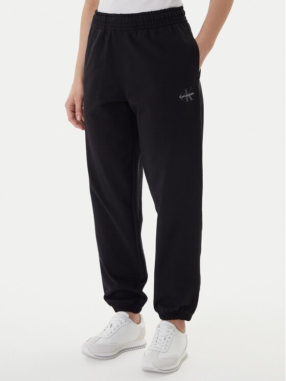 Calvin Klein Jeans Долнище анцуг Foil Monologo LV047E826G Regular Fit