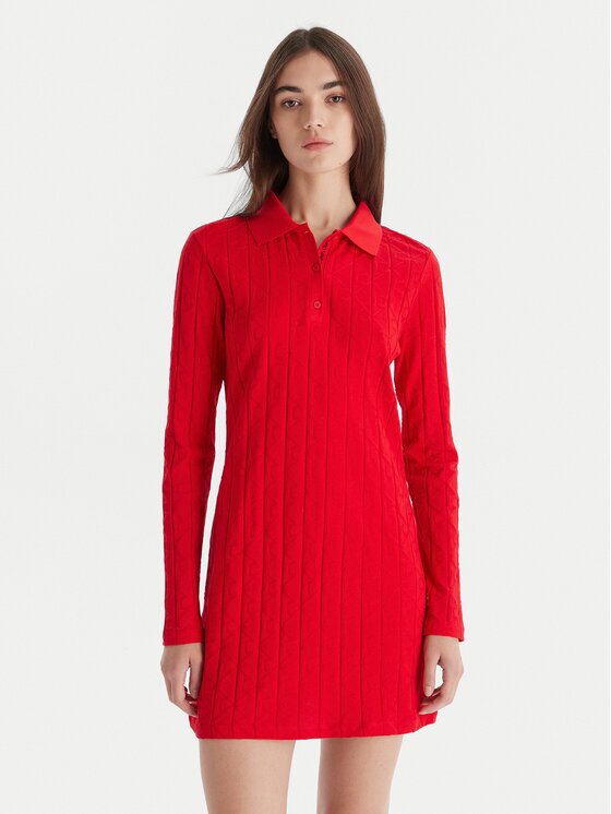 Calvin Klein Jeans Ежедневна рокля LV047D228G Slim Fit