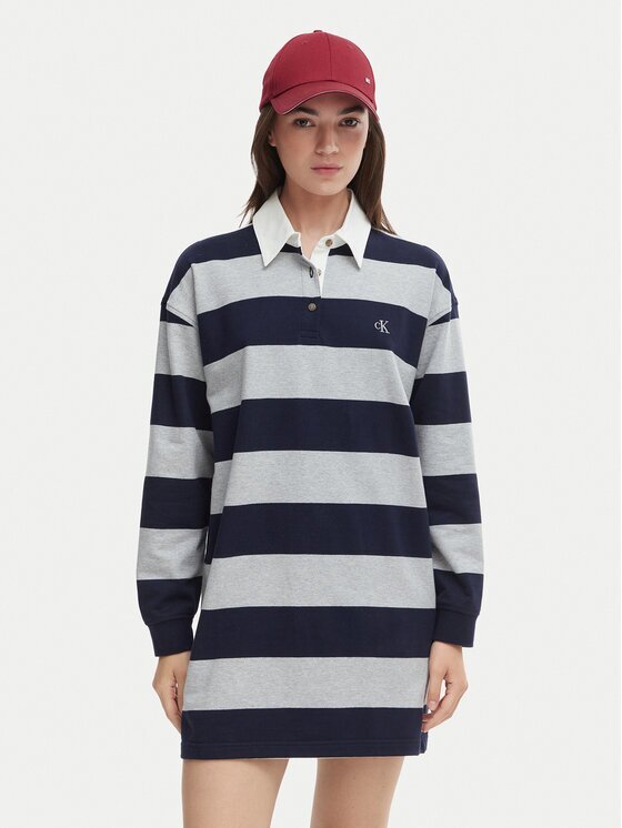 Calvin Klein Jeans Ежедневна рокля LV047F214G Loose Fit