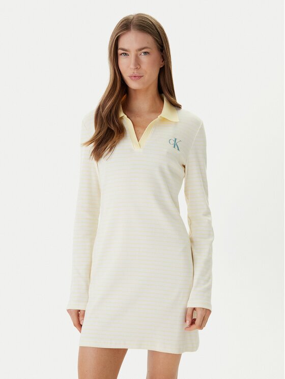 Calvin Klein Jeans Ежедневна рокля Monologo LV047F839G Regular Fit