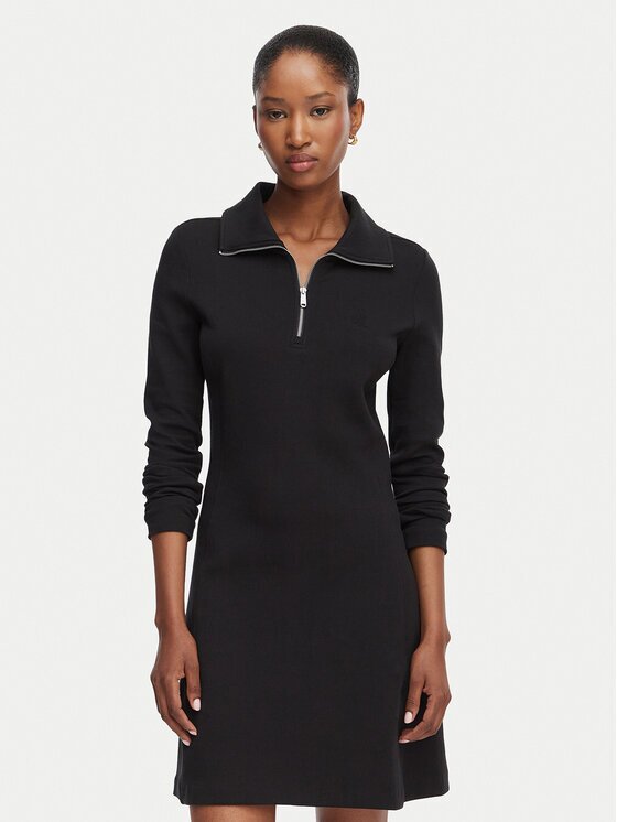 Calvin Klein Jeans Ежедневна рокля Scuba LV047AB005 Regular Fit