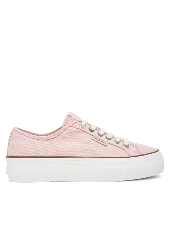 Calvin Klein Jeans Гуменки Vulc Flatform Ctn Logo Tag YW0YW01838 Светлосиньо