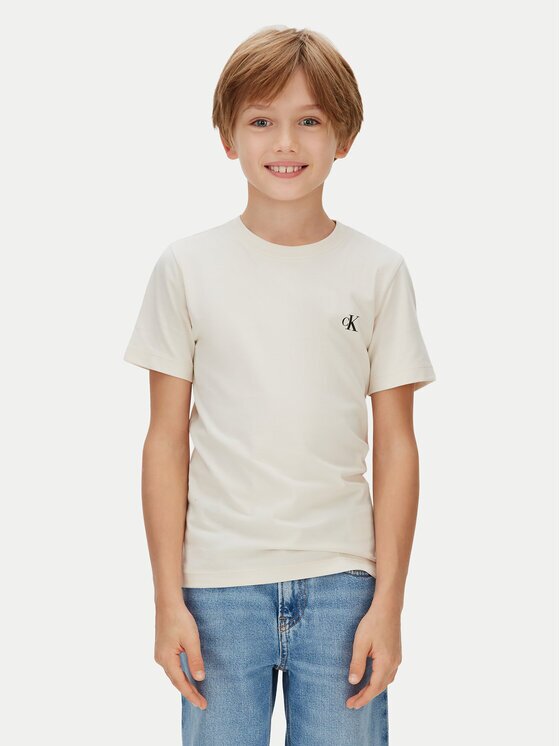 Calvin Klein Jeans Комплект тениски Monologo IB0IB01093 M Regular Fit
