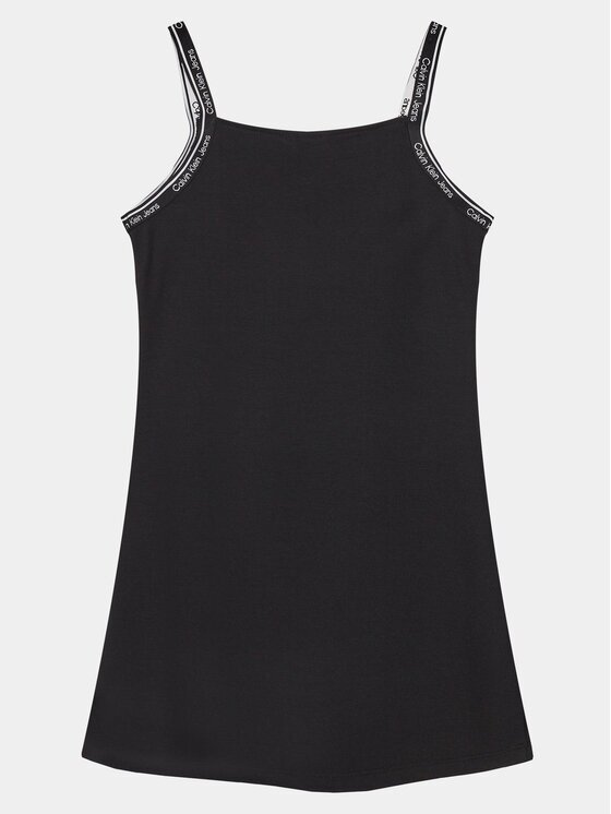 Calvin Klein Jeans Лятна рокля Logo Tape IG0IG02474 Regular Fit