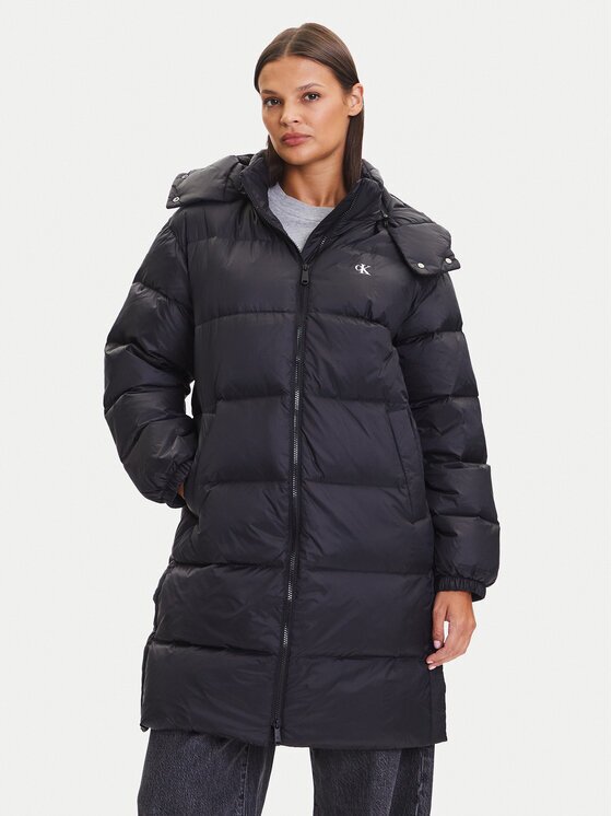 Calvin Klein Jeans Пухено яке Essential LV047D502G Regular Fit