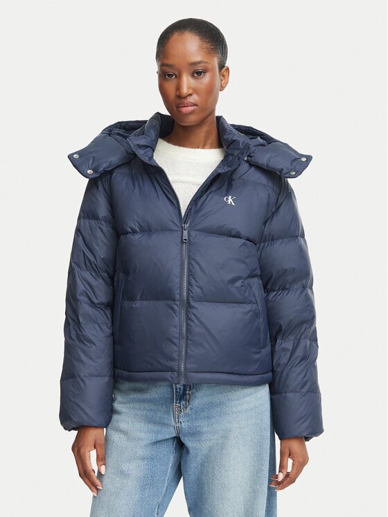 Calvin Klein Jeans Пухено яке LV047H500G Regular Fit