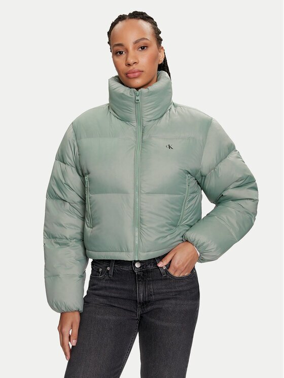 Calvin Klein Jeans Пухено яке J20J223577 Relaxed Fit