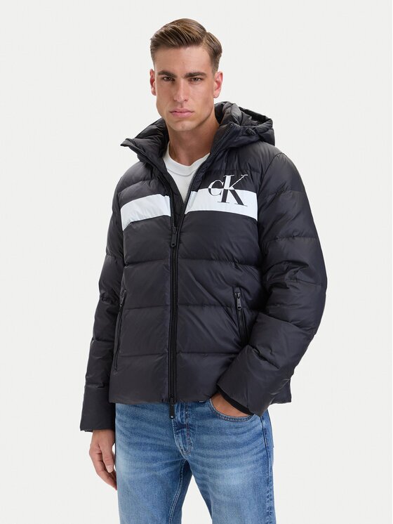 Calvin Klein Jeans Пухено яке LV04RH502G Regular Fit