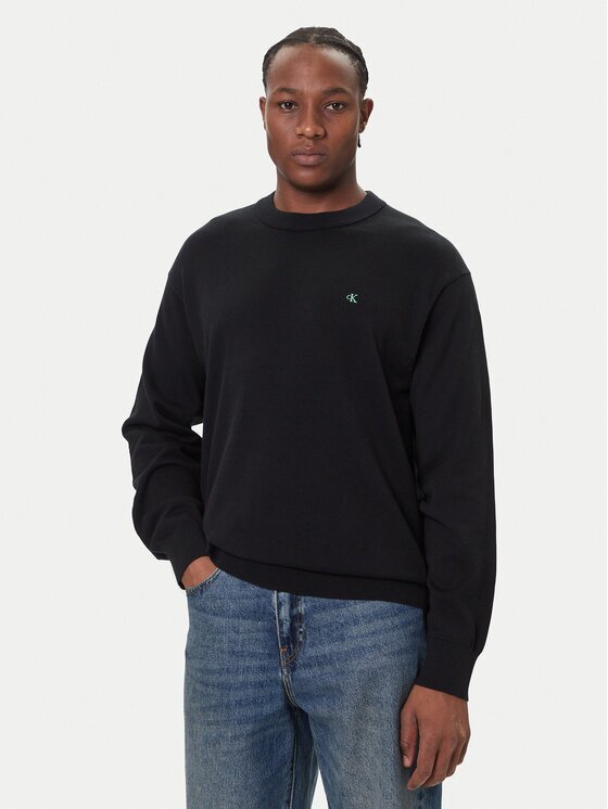 Calvin Klein Jeans Пуловер LV04RC309G Екрю Regular Fit