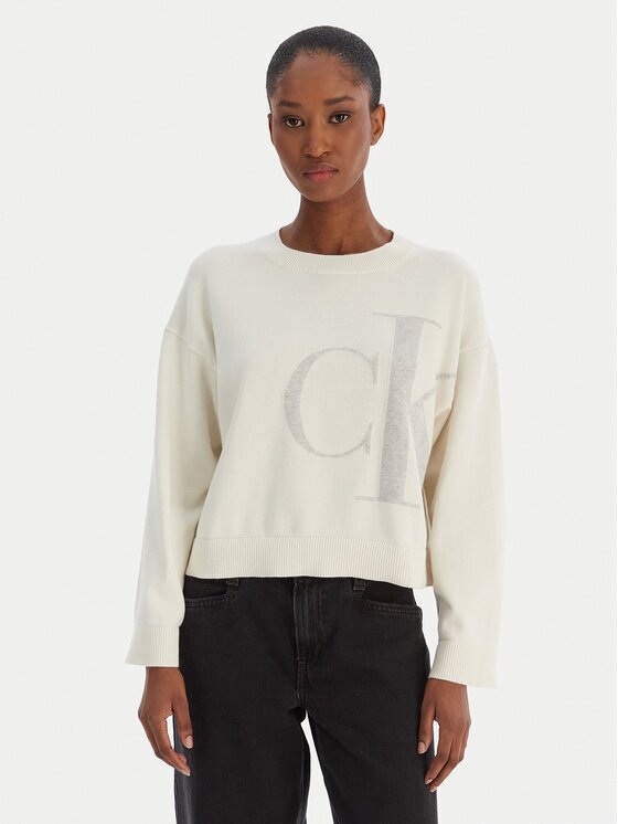 Calvin Klein Jeans Пуловер Smooth LV047E304G Regular Fit