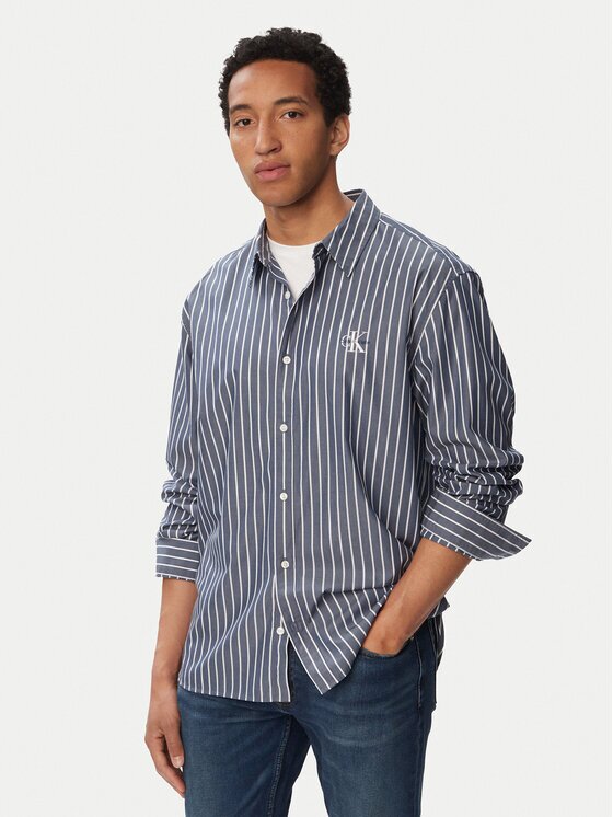 Calvin Klein Jeans Риза Ls Yd LV04RF106G Regular Fit