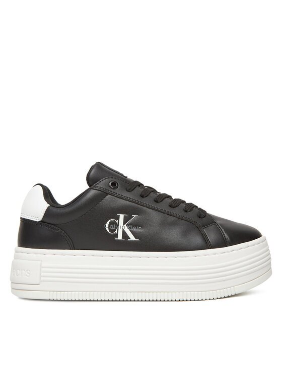 Calvin Klein Jeans Сникърси Bold Flatf Low Lace Lth YW0YW01878
