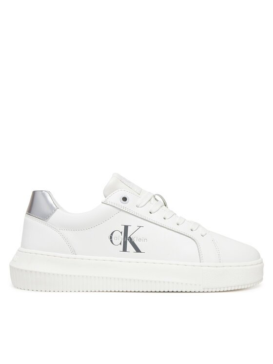 Calvin Klein Jeans Сникърси Chunky Cupsole Lth Silver YW0YW01876