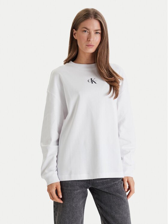 Calvin Klein Jeans Суитшърт Monologo LV047E211G Oversize