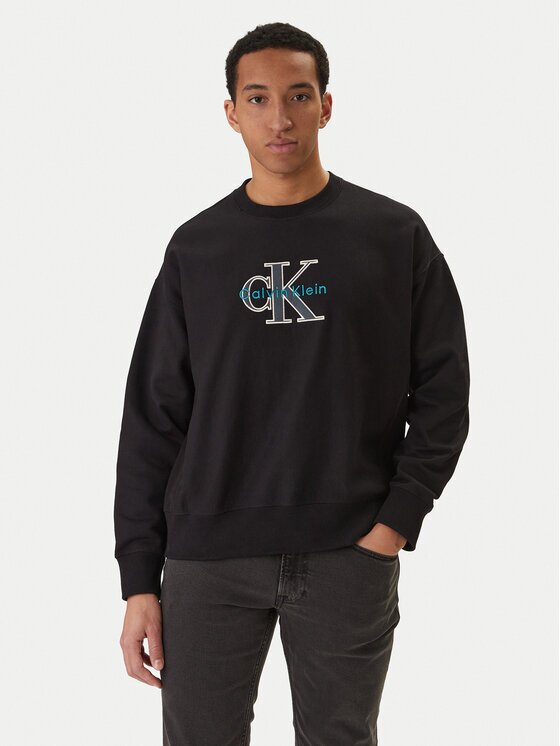 Calvin Klein Jeans Суитшърт Premium Monologo LV04RE200G Regular Fit