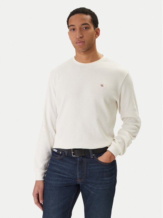 Calvin Klein Jeans Тениска с дълъг ръкав LV040EM217 Regular Fit