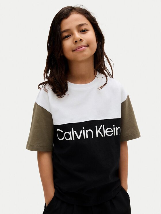 Calvin Klein Jeans Тишърт Blocking IB0IB02528 D Relaxed Fit