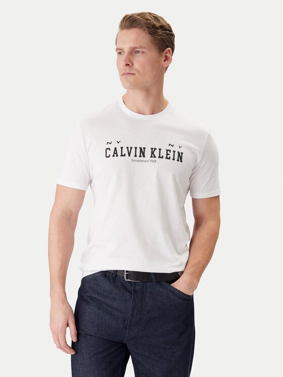 Calvin Klein Jeans Тишърт Coll Word Graphic LV14RE817G Regular Fit