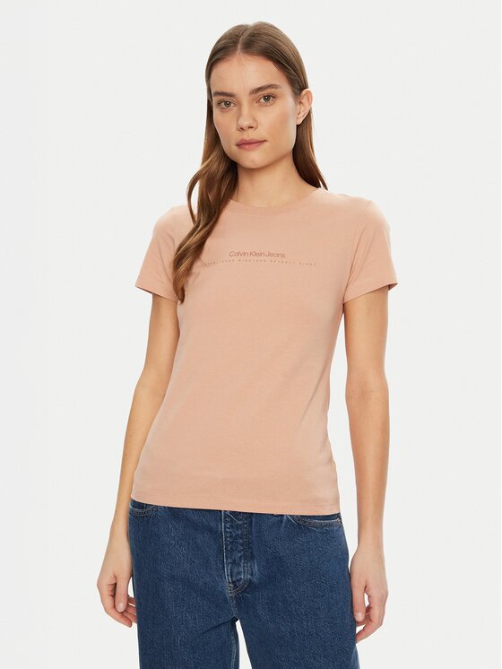 Calvin Klein Jeans Тишърт Institutional Graphic J20J224990 Slim Fit