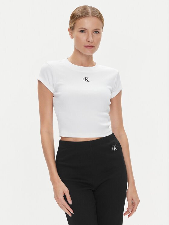 Calvin Klein Jeans Тишърт J20J218337 Slim Fit