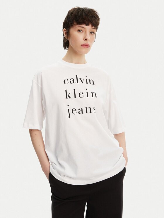 Calvin Klein Jeans Тишърт LV047B827G Relaxed Fit