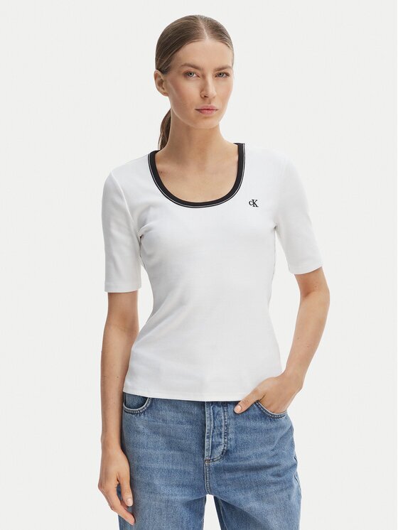Calvin Klein Jeans Тишърт LV047F247G Slim Fit