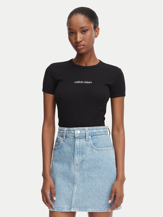 Calvin Klein Jeans Тишърт LV047G816G Slim Fit