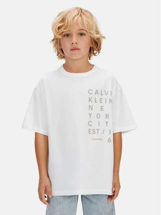 Calvin Klein Jeans Тишърт LVCKSJA02B Relaxed Fit