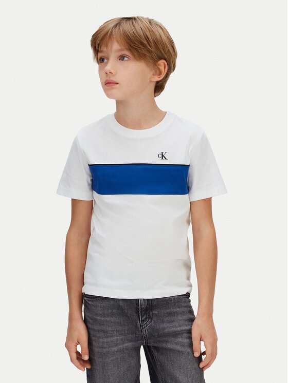 Calvin Klein Jeans Тишърт Panel Colorblock IB0IB02609 Regular Fit