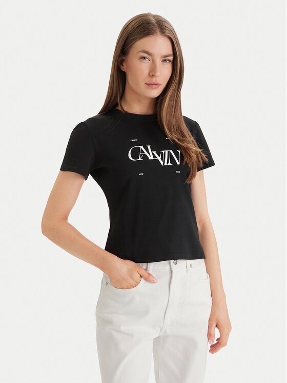 Calvin Klein Jeans Тишърт Seasonal LV047F808G Slim Fit
