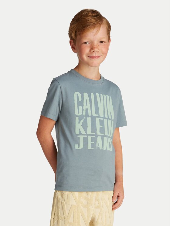 Calvin Klein Jeans Тишърт Slogan Graphic IB0IB02459 Regular Fit