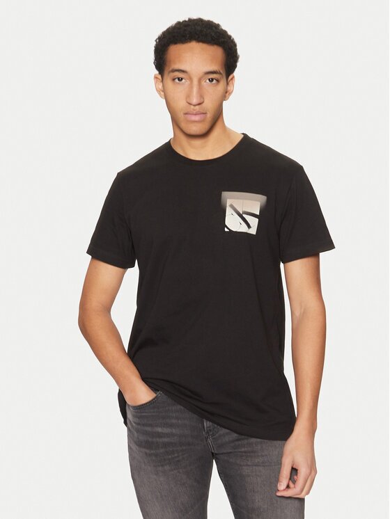Calvin Klein Jeans Тишърт Soft Box Monogram J30J327092 Regular Fit