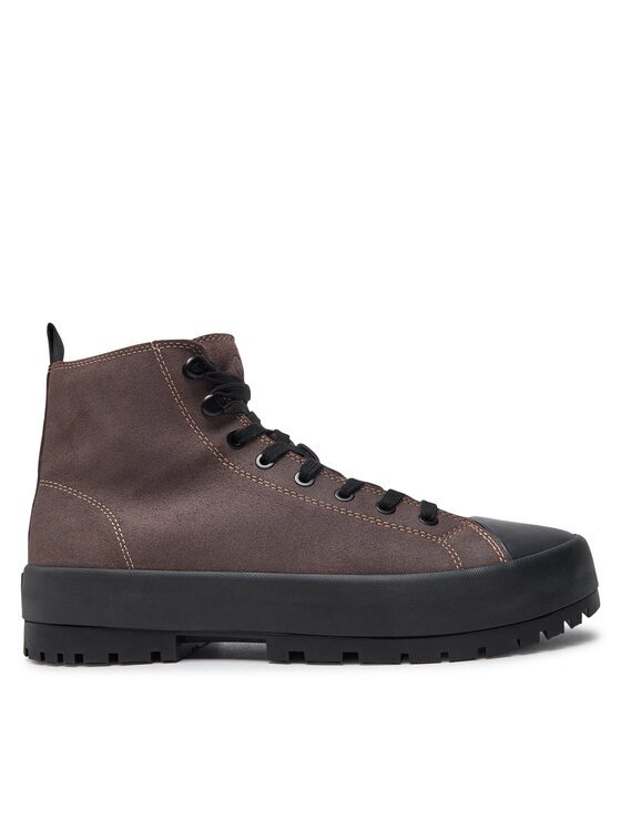 Calvin Klein Jeans Туристически oбувки Lugged Hybrid High Laceup Auth YM0YM01092
