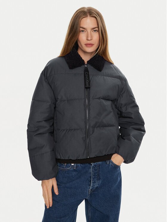 Calvin Klein Jeans Зимно яке Aviator J20J224121 Relaxed Fit
