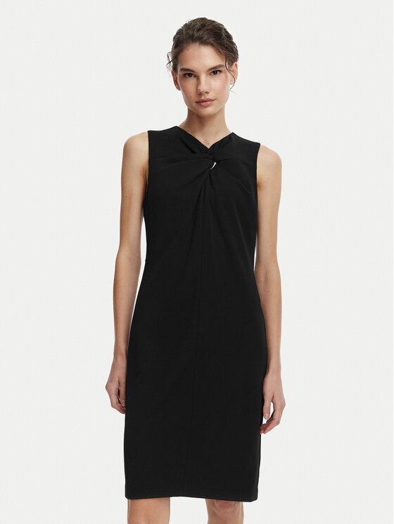 Calvin Klein Коктейлна рокля LV044G004G Slim Fit