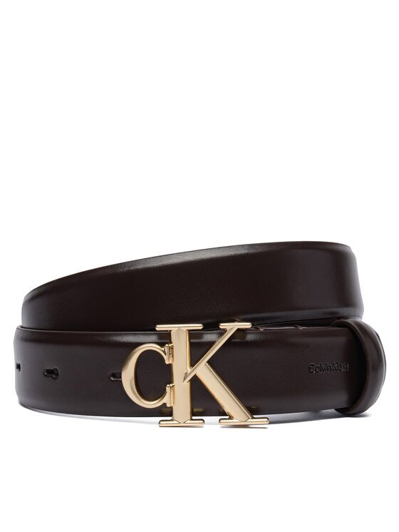Calvin Klein Дамски колан Round Ck Buckle 30Mm Belt Smooth LV04F7074G
