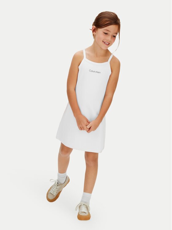 Calvin Klein Лятна рокля Skater LVCKSJH08G Regular Fit